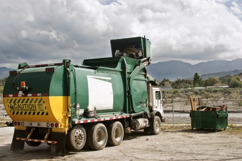 Recycling and sorting of commercial waste at a Hounslow depot